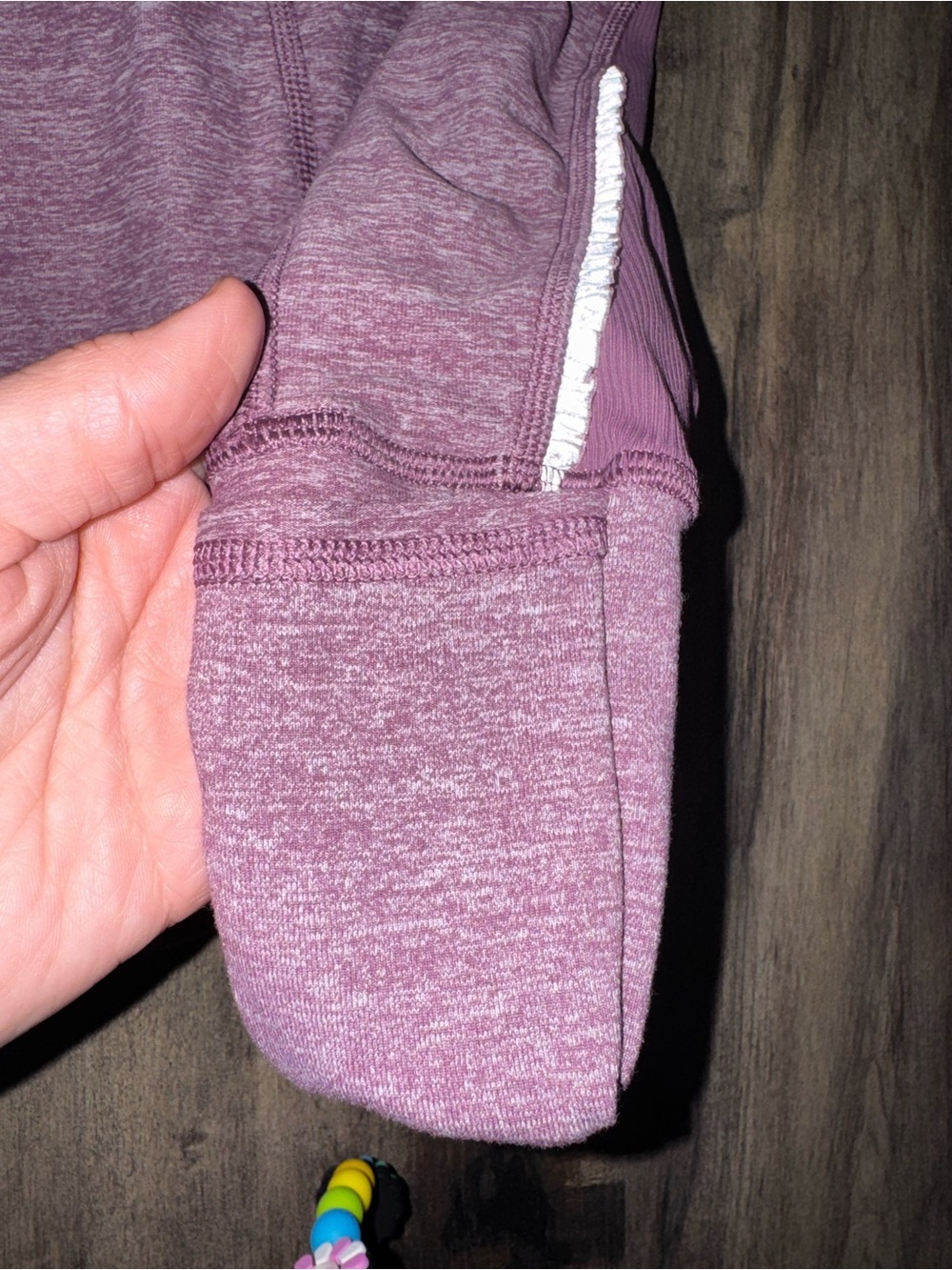 Lululemon Base Runner Half Zip Cold Hands Warm Heart Bordeaux Plum Sz 6 - Picture 11 of 13